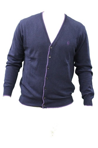 Cardigan uomo blu - cardigan, of